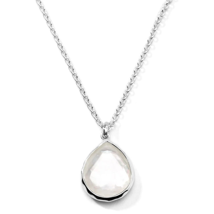 Teardrop Pendant Necklace in Sterling Silver