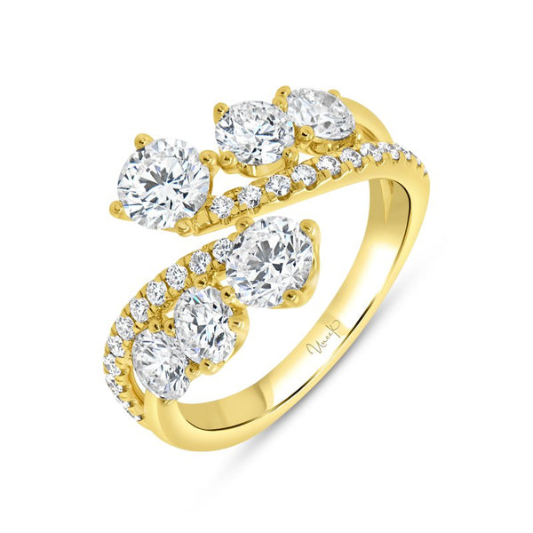 2.21ctw Diamond Bypass Anniversary Ring