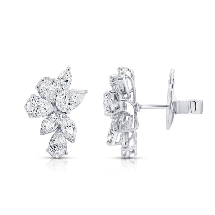 3.51ctw Diamond Stud Earrings