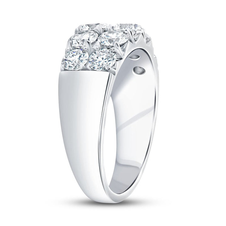 2.03ctw Diamond 2-Row Fashion Ring