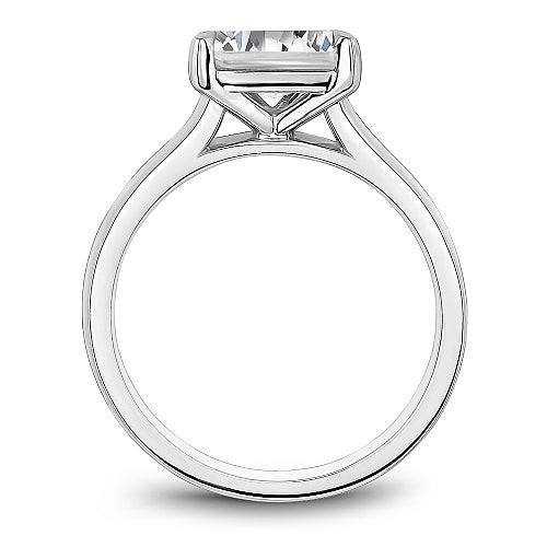 14K White Gold Engagement Mounting