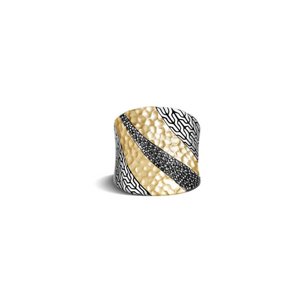 Classic Chain Two-Tone Small Saddle Ring