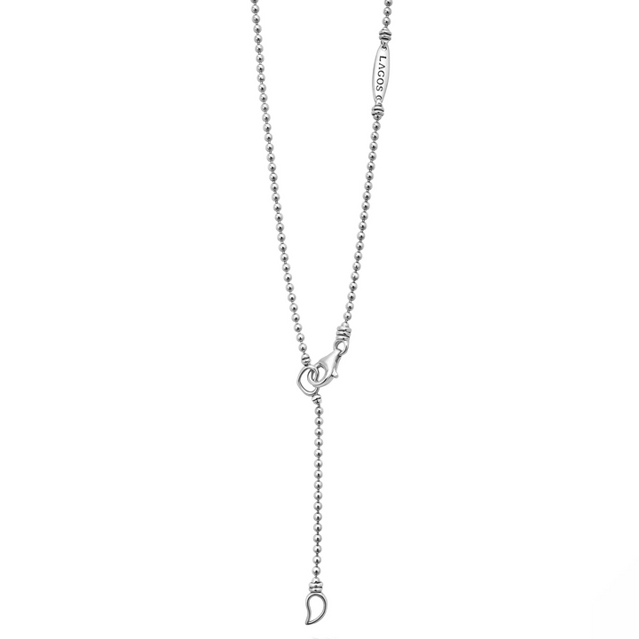 Linear Diamond Pendant Necklace