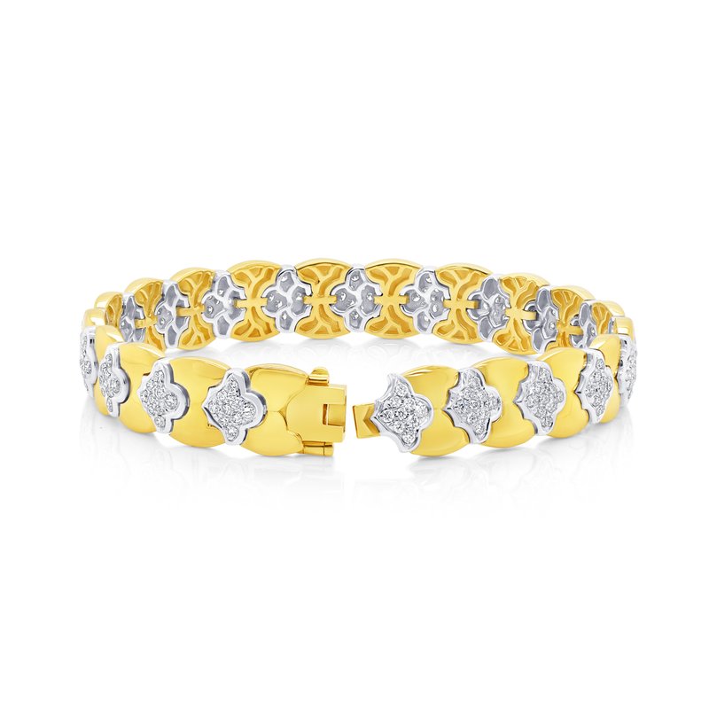 2.30ctw Diamond Quilt Fashion Bracelet
