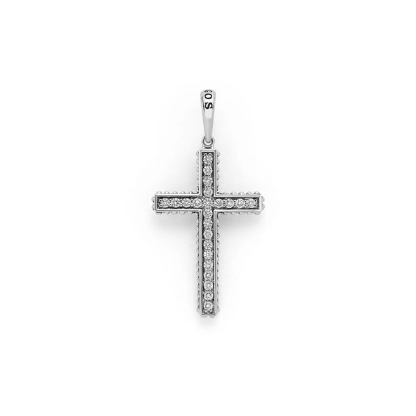 Diamond Cross Amulet