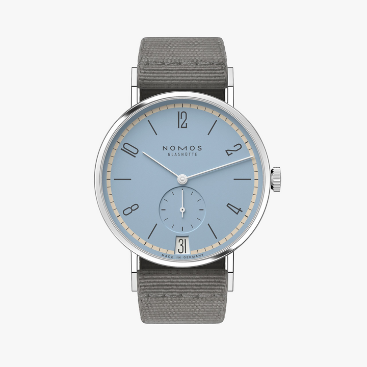 Tangente 38 Date Frostblau