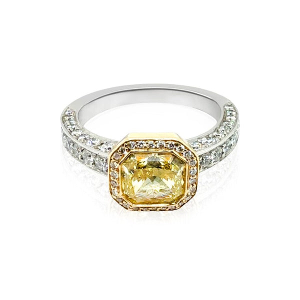 2.47ctw Diamond Halo Ring