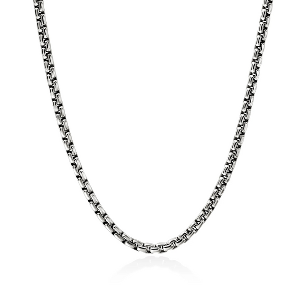 22" Sterling Silver Box Chain Necklace