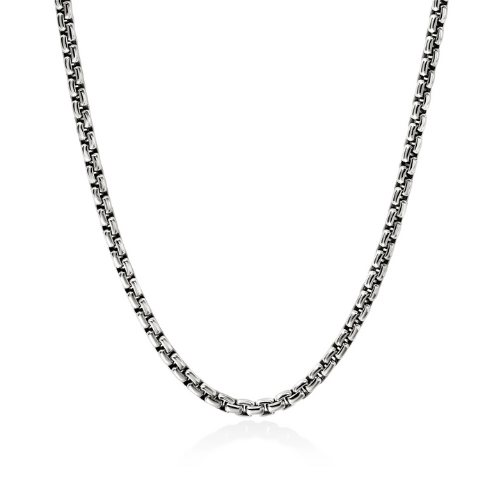 22" Sterling Silver Box Chain Necklace