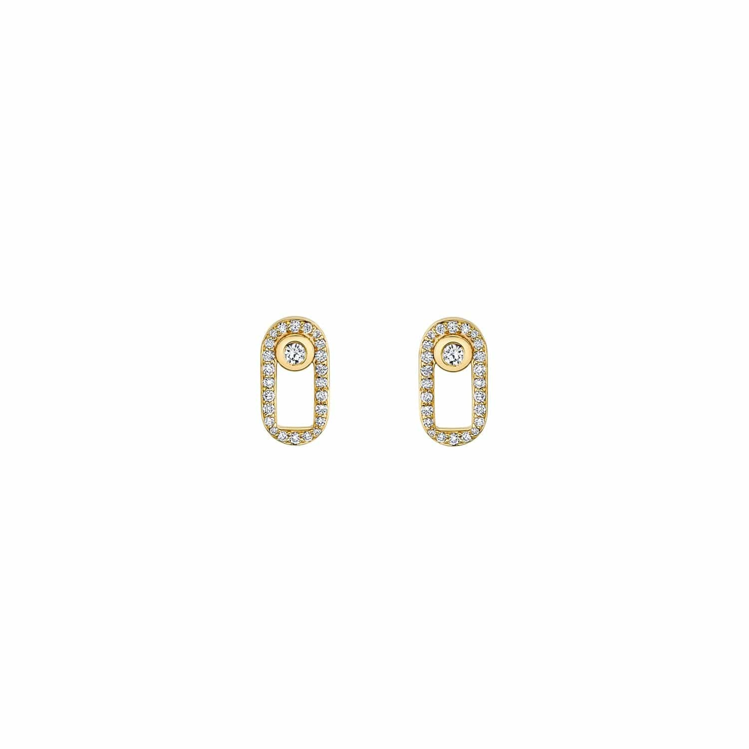 0.38ctw Diamond Pavé Singleton Studs