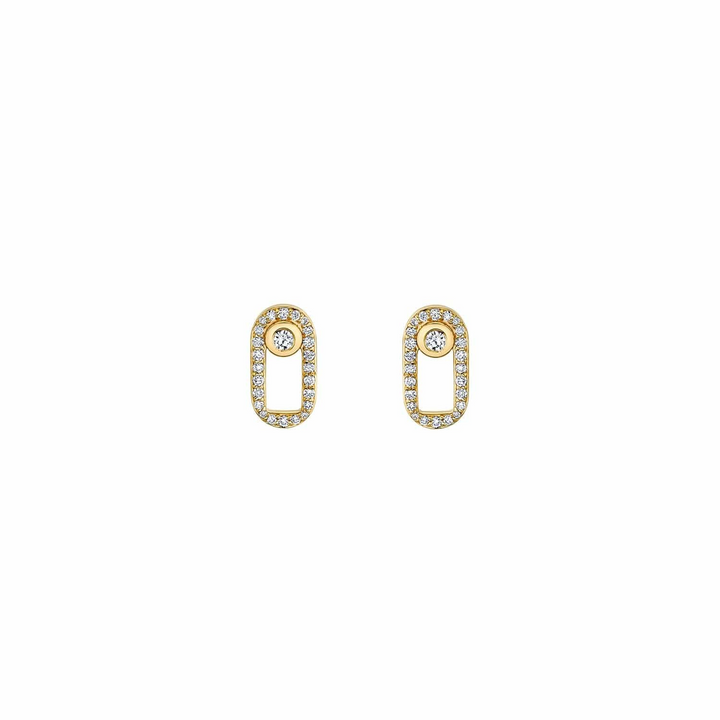 0.38ctw Diamond Pavé Singleton Studs