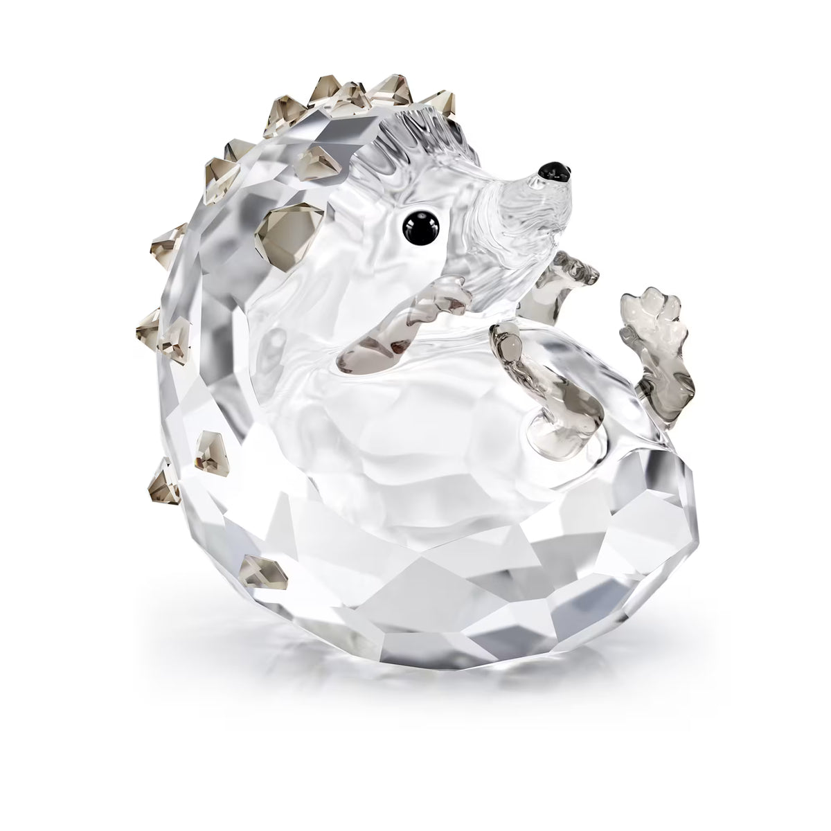 crystal hedgehog on a white background