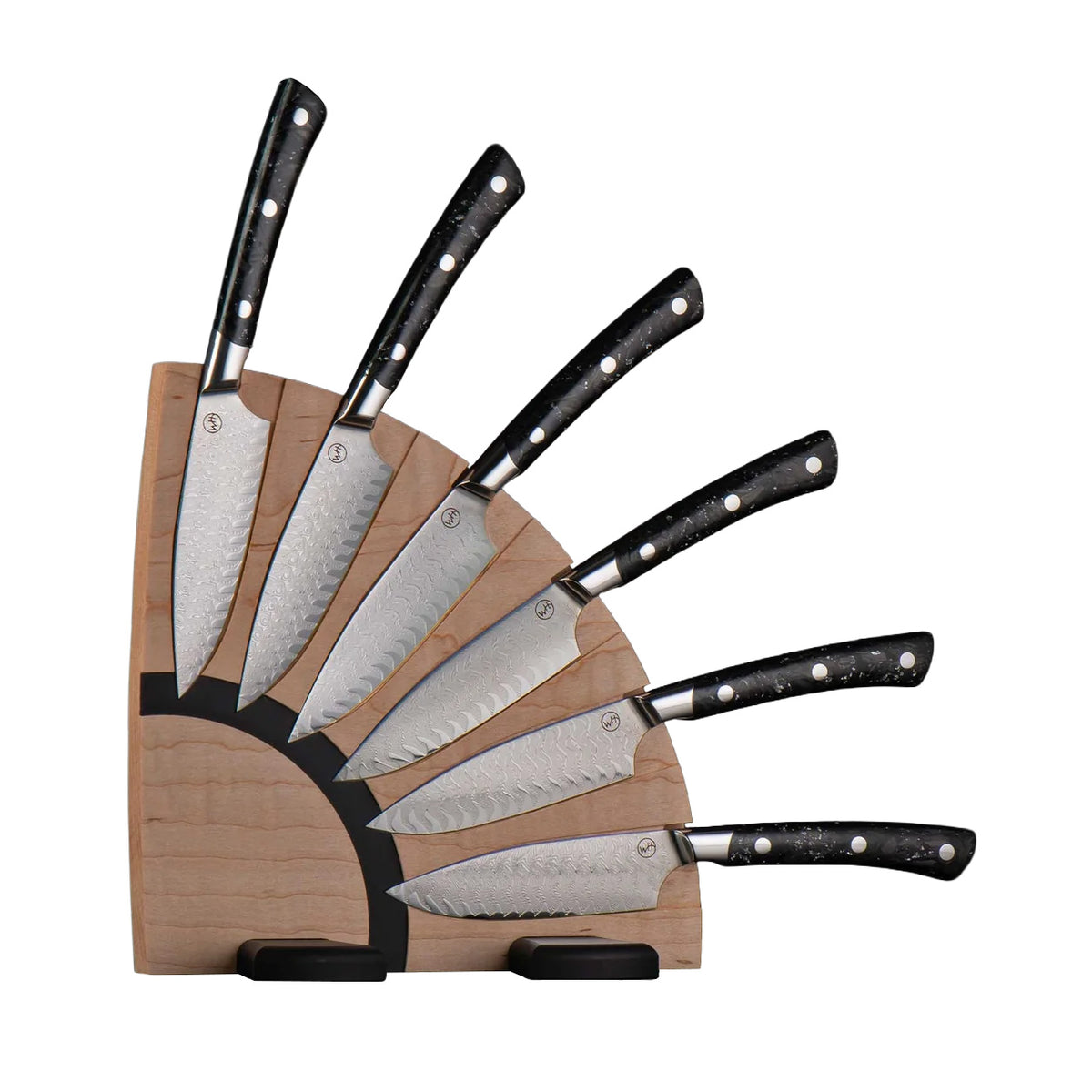 Kultro Pro Tempest Steak Knife Set - Maple Display