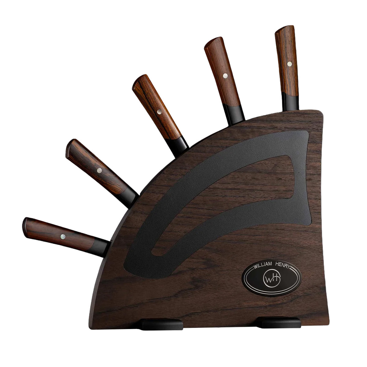 Kultro Flare Chef Knives - Black Walnut Display