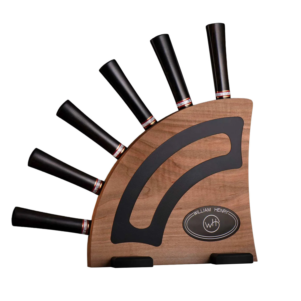 Kultro Gourmet Ebony Steak Knives- Maple Display
