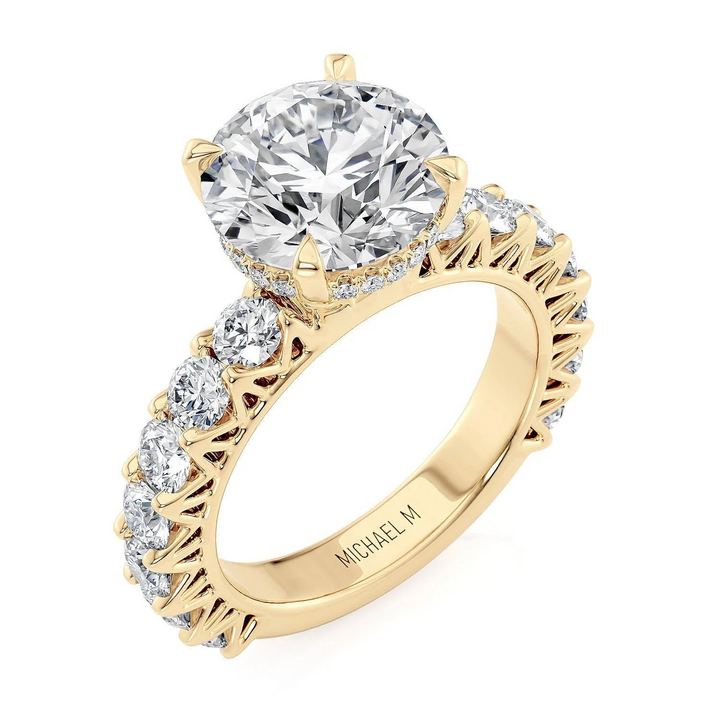 1.42ctw Round Diamond Engagement Ring