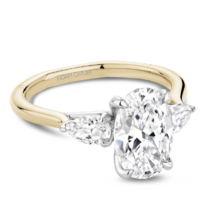 0.50ctw Pear Diamond Engagement Mounting