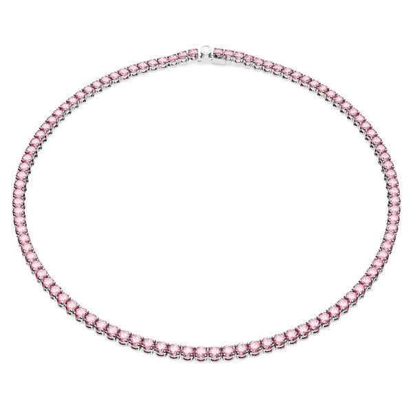 Matrix Pink Tennis Necklace