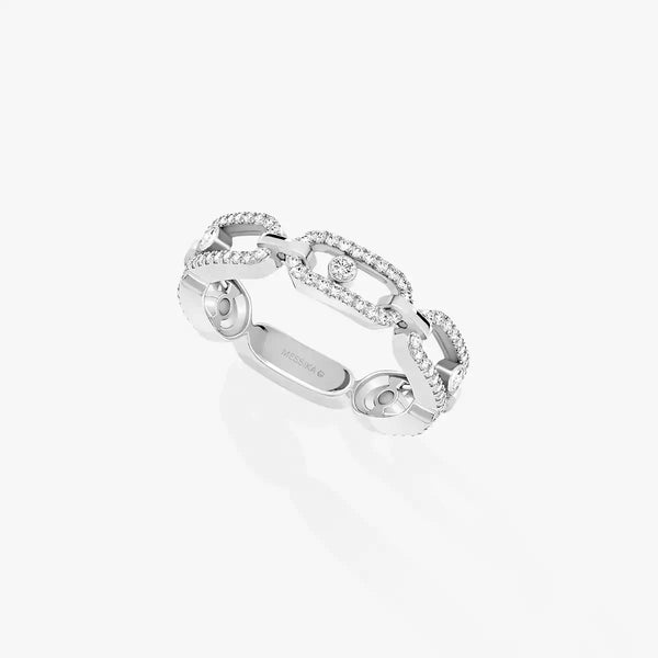 0.43ctw White Gold Diamond Multi-Pavé Fashion Ring