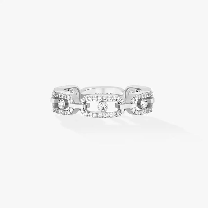 0.43ctw White Gold Diamond Multi-Pavé Fashion Ring