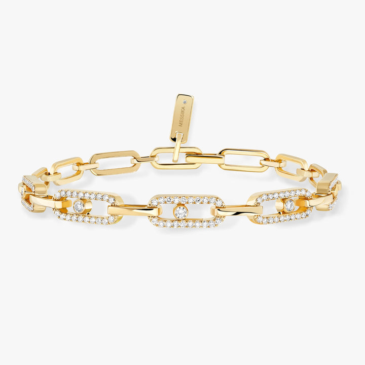 0.83ctw Yellow Gold Diamond Bracelet