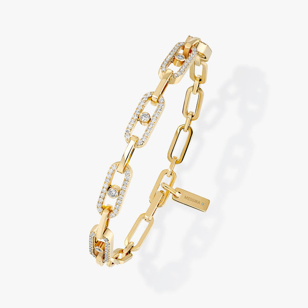 0.83ctw Yellow Gold Diamond Bracelet