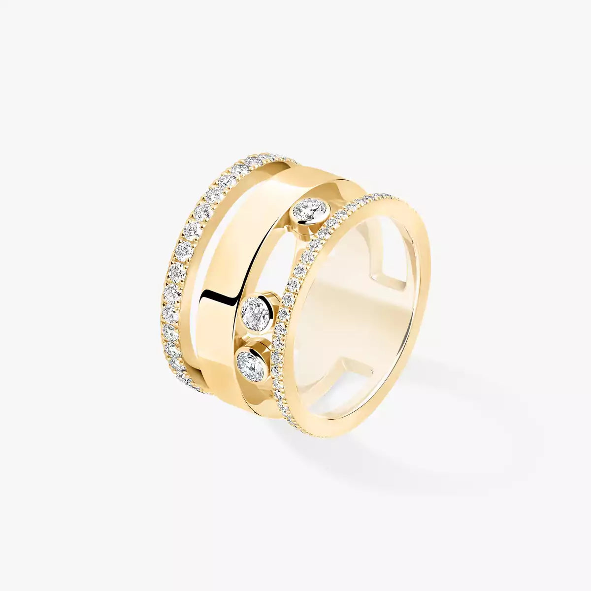 0.62ctw Yellow Gold Diamond Fashion Ring