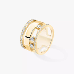 0.62ctw Yellow Gold Diamond Fashion Ring