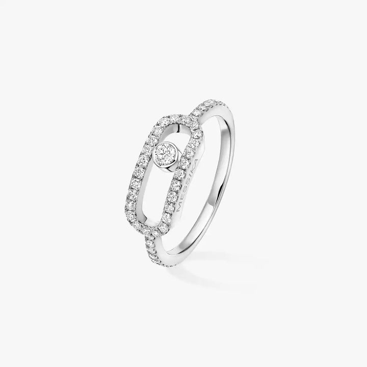 0.31ctw White Gold Diamond Pavé Fashion Ring