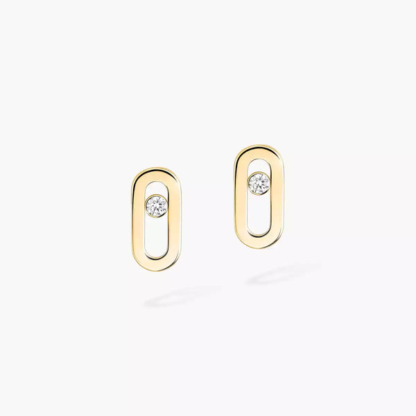 0.03ctw Yellow Gold Diamond Stud Earrings