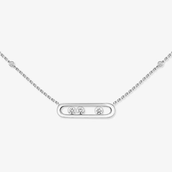 0.14ctw White Gold Diamond Necklace