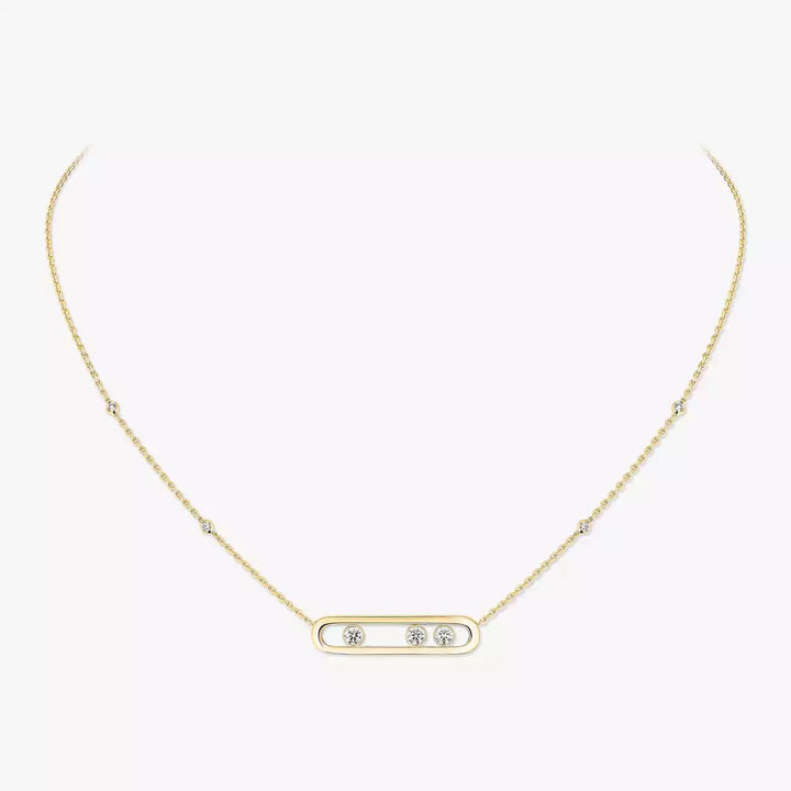 0.30ctw Yellow Gold Diamond Necklace