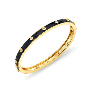 0.21ctw Chroma Extruded Bezel Bangle