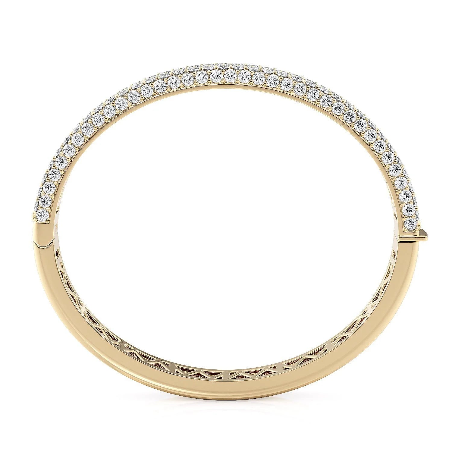 5.85ctw Europa 7 Row Diamond Bracelet