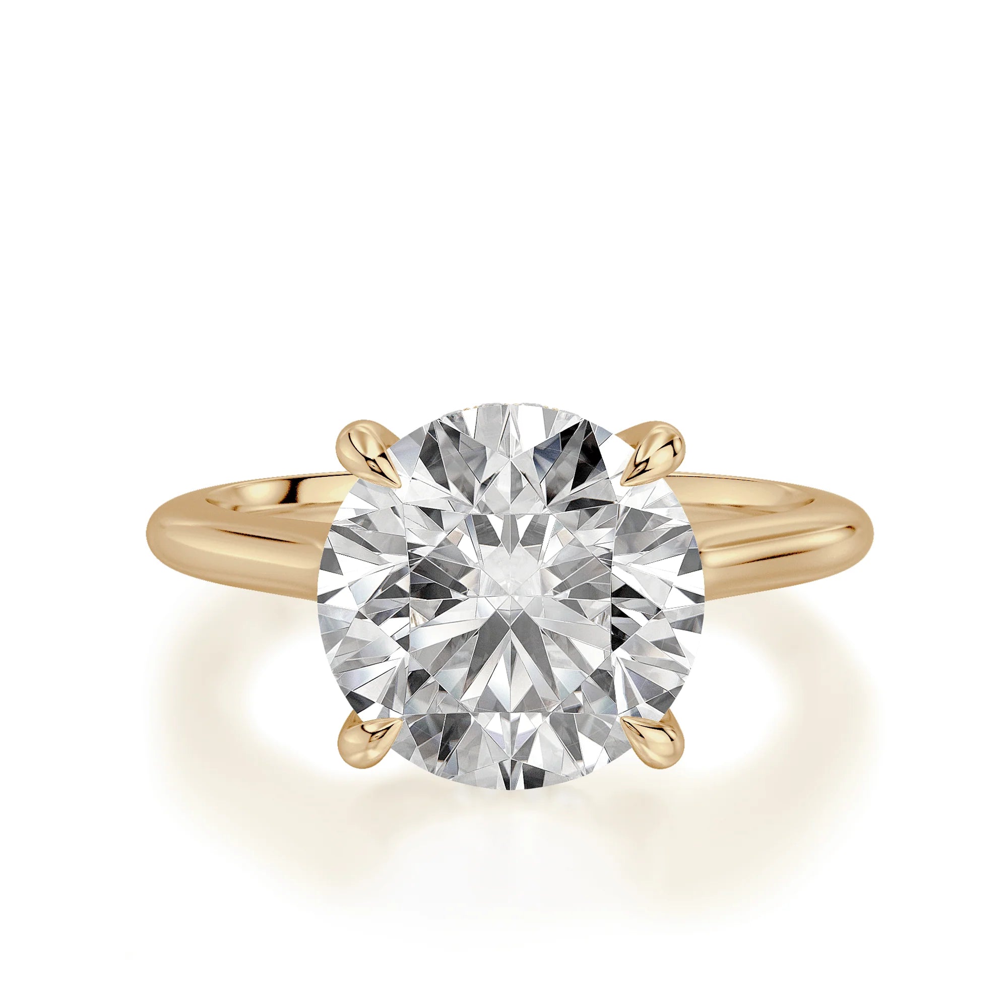 0.03ctw Diamond Round Engagement Ring