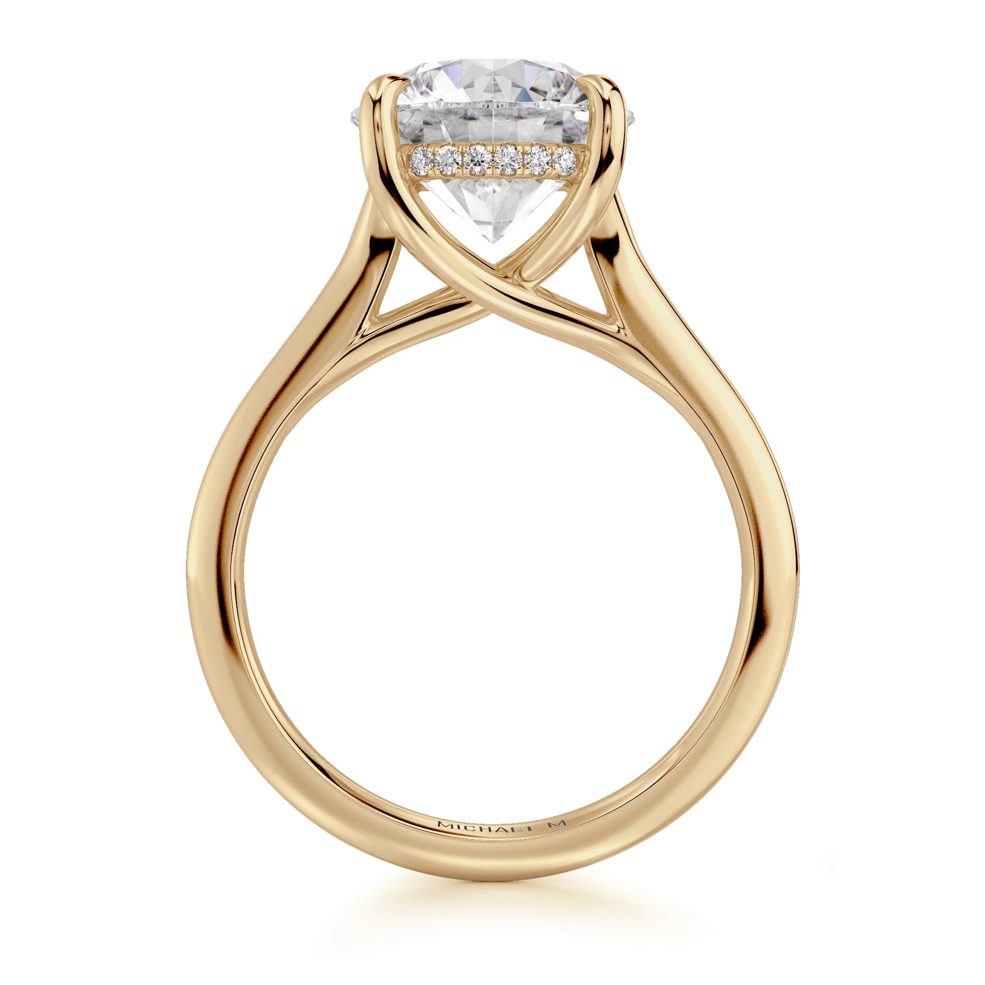 0.03ctw Diamond Round Engagement Ring
