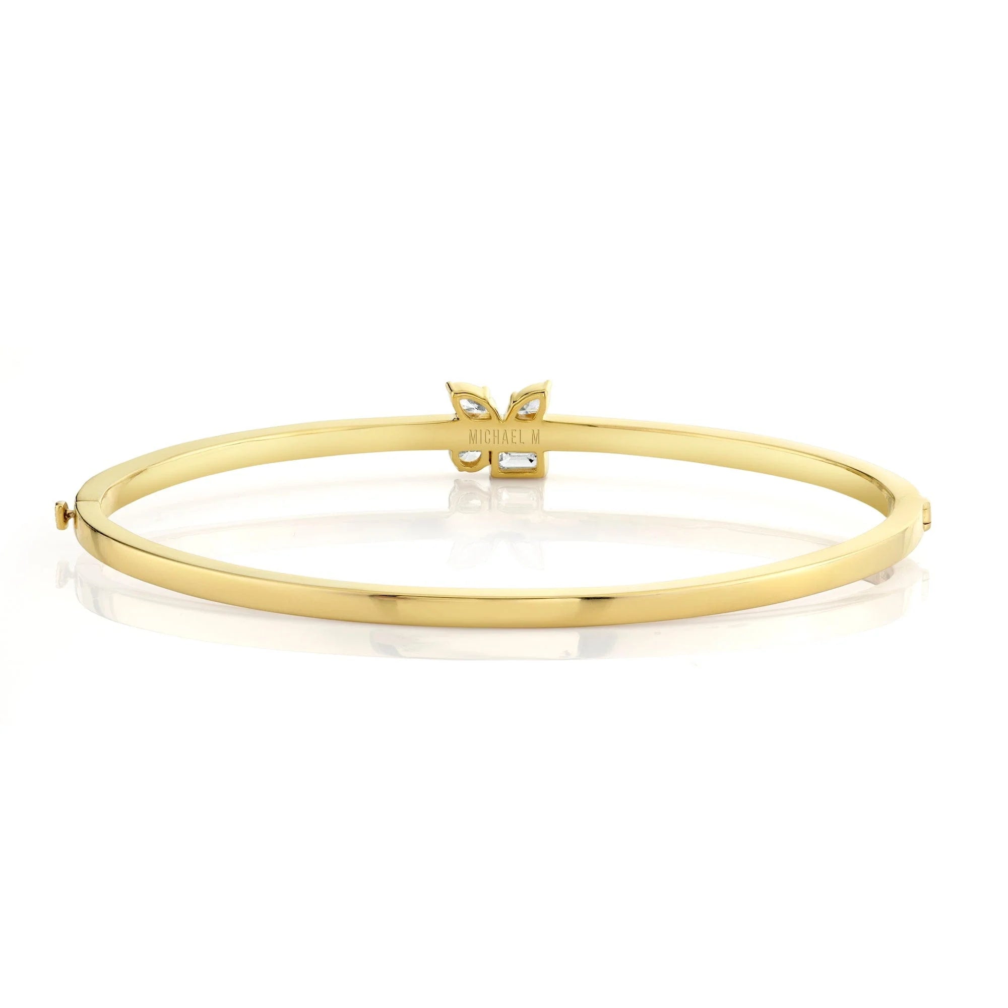 1.28ctw Montage Single Cluster Bangle