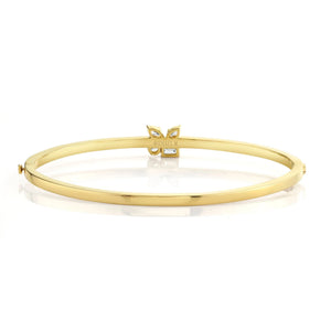 1.28ctw Montage Single Cluster Bangle