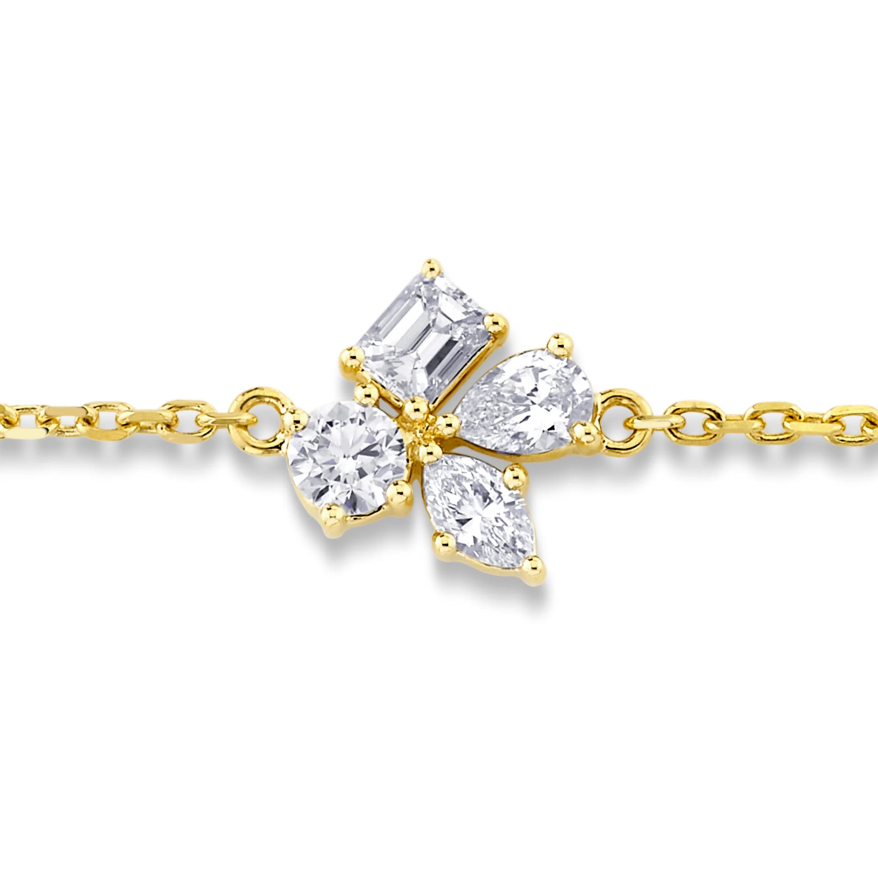 0.80ctw Montage Single Cluster Chain