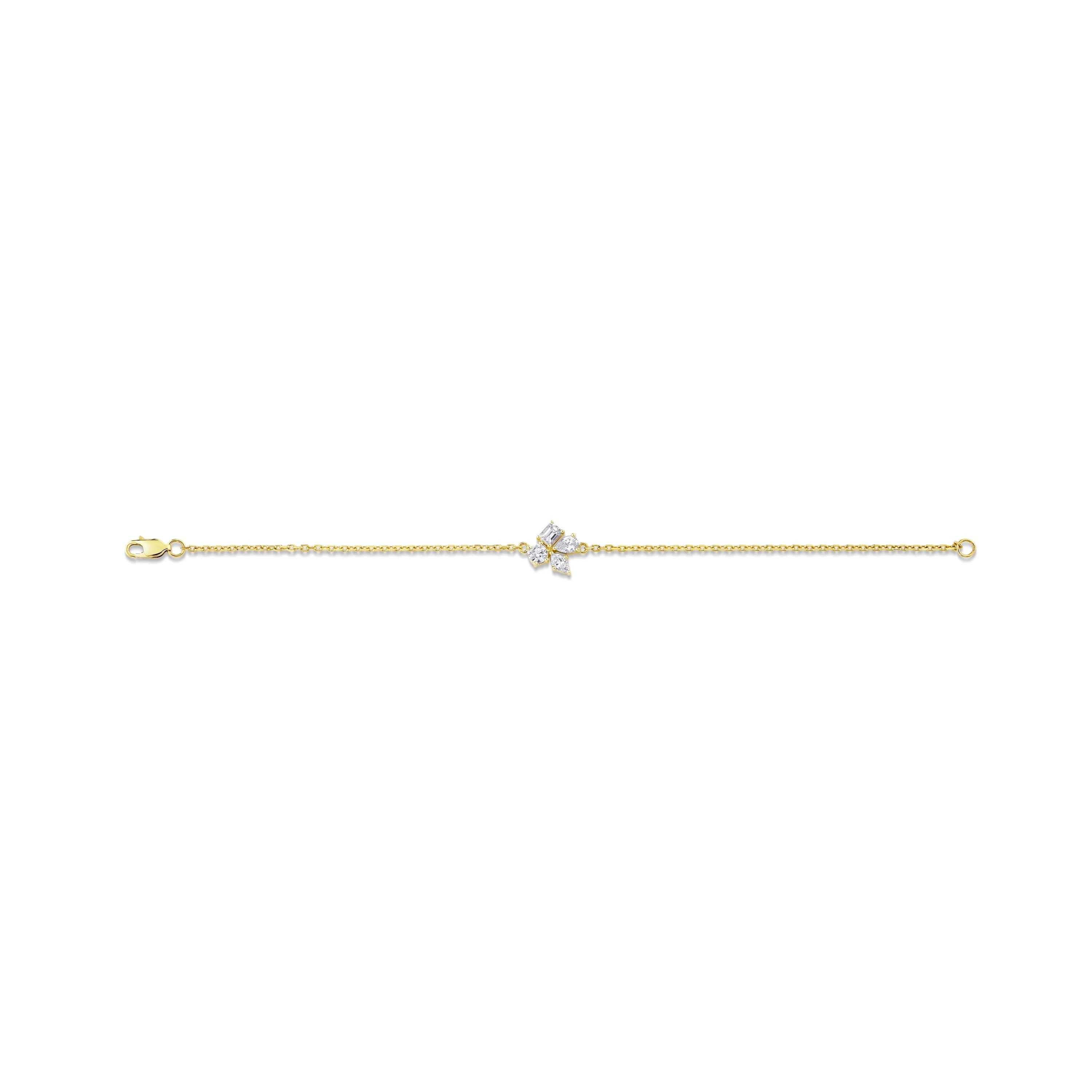 0.80ctw Montage Single Cluster Chain