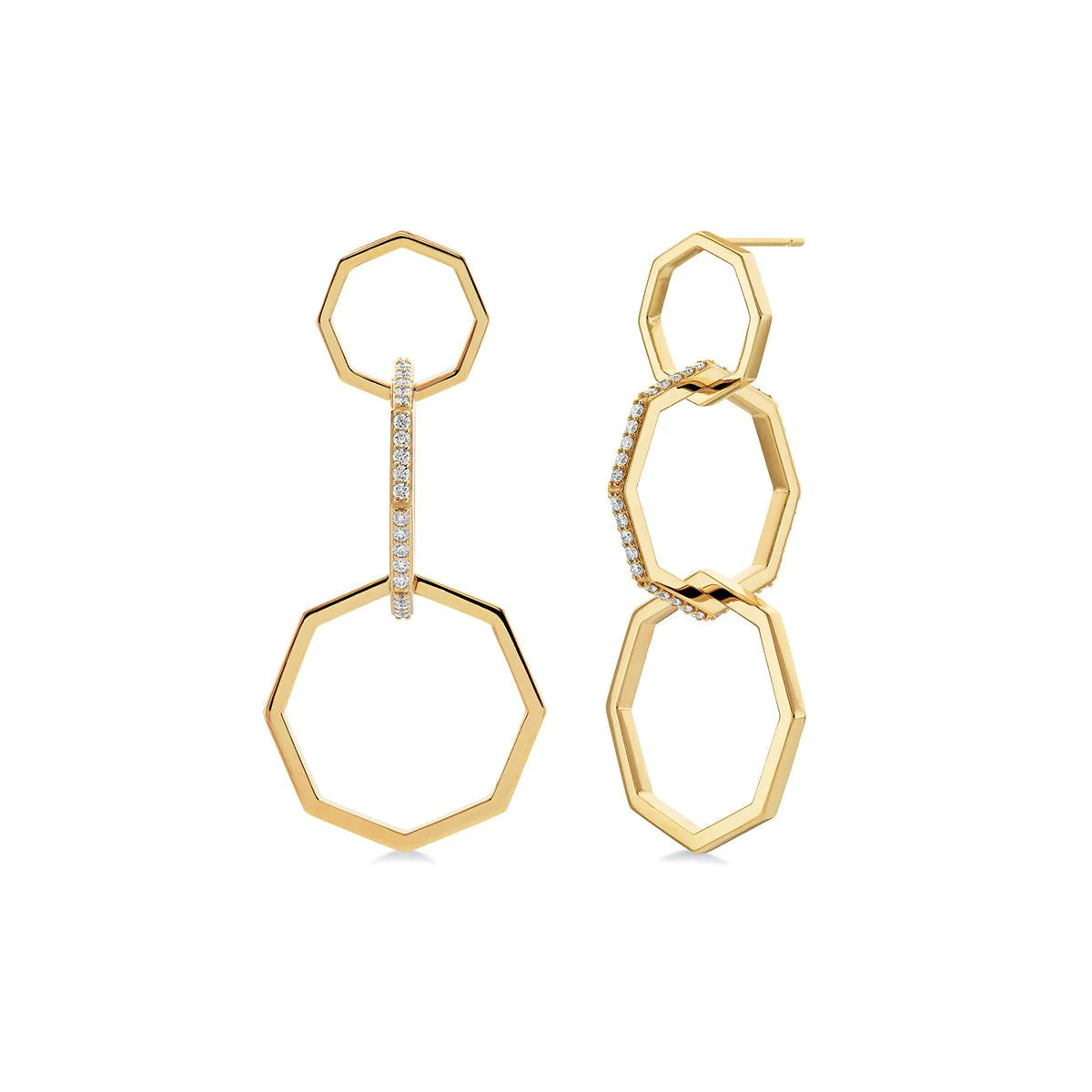 0.96ctw Octave Drop Earrings