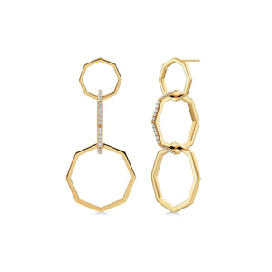 0.96ctw Octave Drop Earrings