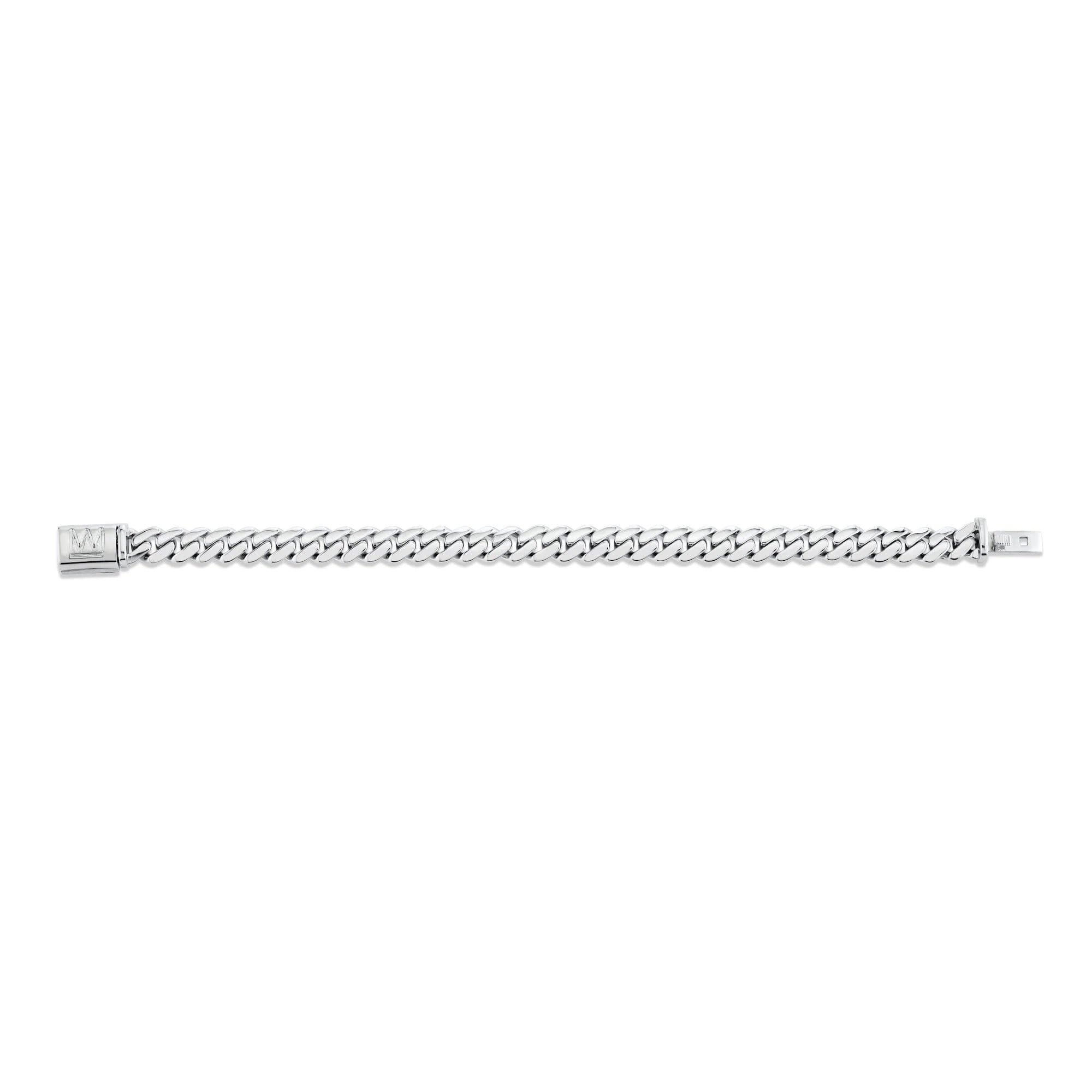 6.5mm Silver Men's Cuban Chain Bracelet