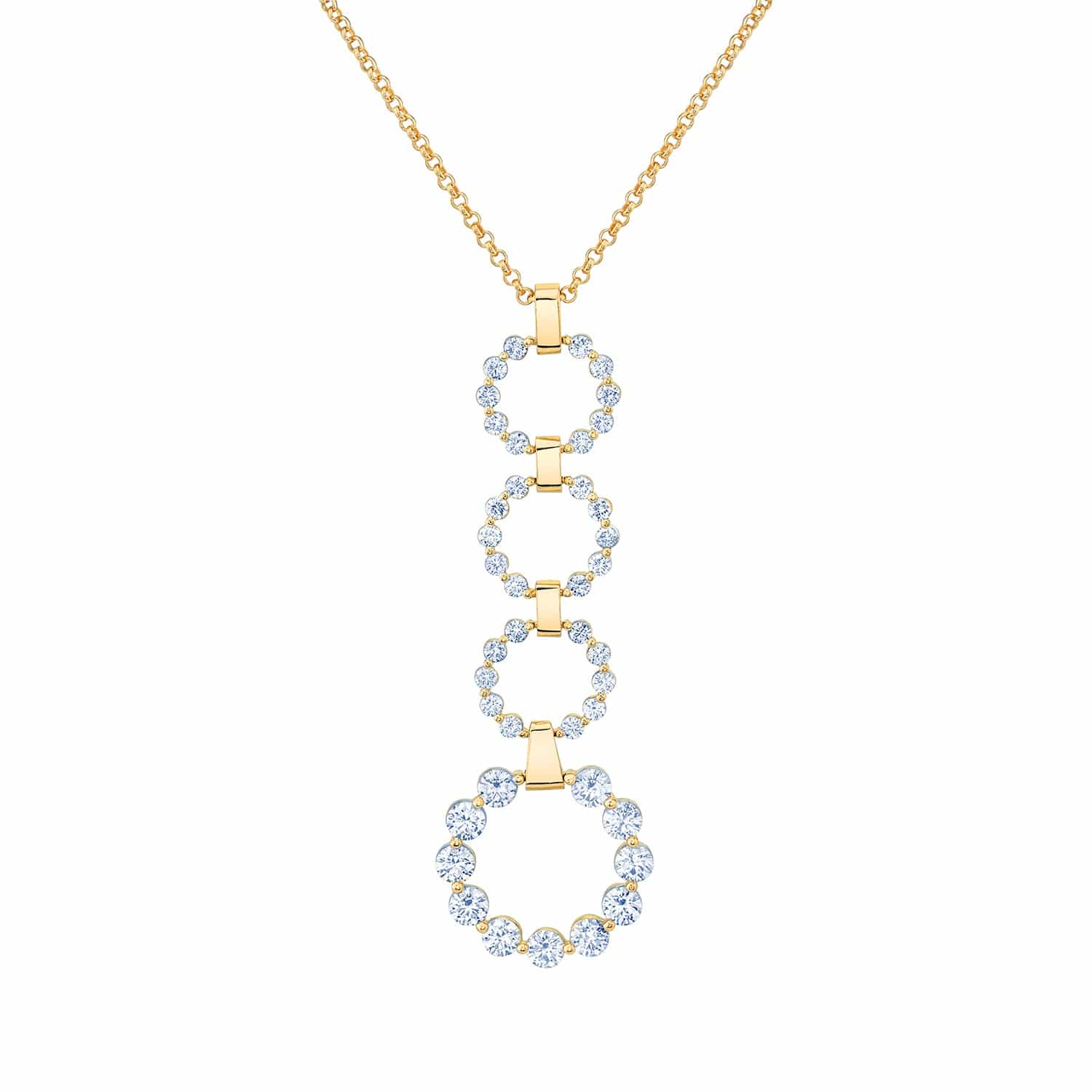 2.80ctw Cloud Drop Pendant