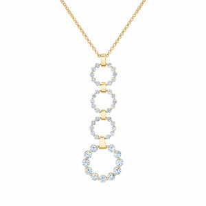 2.80ctw Cloud Drop Pendant