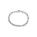 Link Charm Bracelet in Sterling Silver