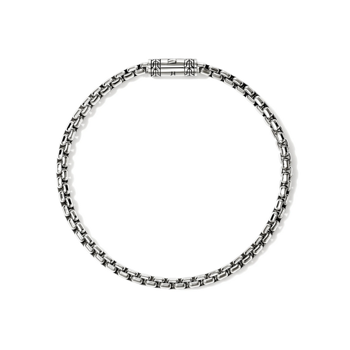 Sterling Silver Box Chain Bracelet