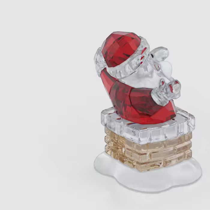 Holiday Cheers Santa Claus and Chimney