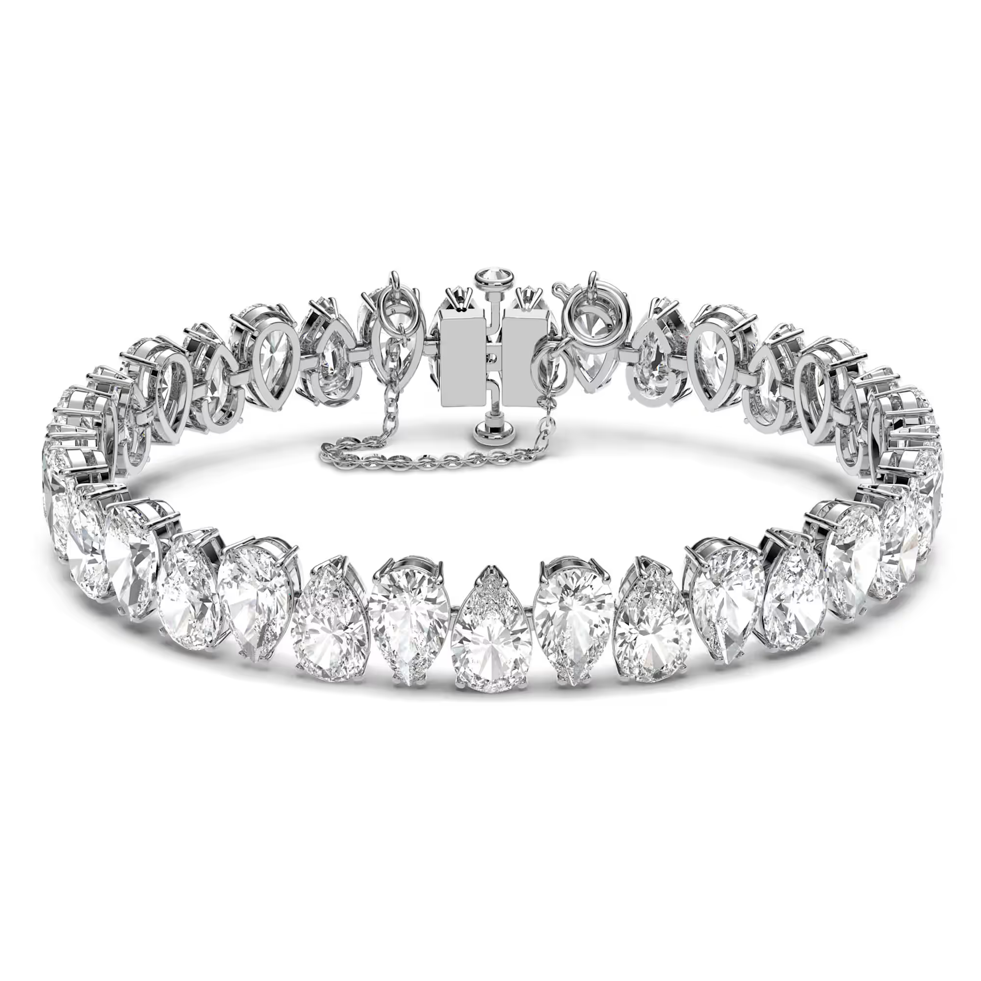 Matrix Tennis Pear Cut Bracelet