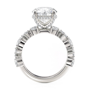 1.34ctw Mixed-Cut Diamond Engagement Ring